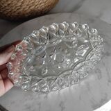 Cut glass oil ramekin