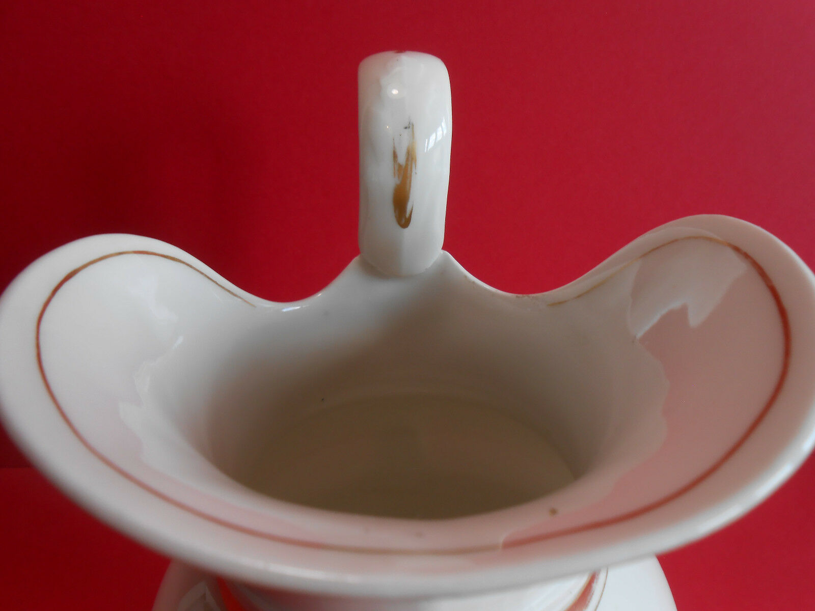 Porcelain white pitcher