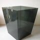 Gray plexiglass waste paper basket 30 cm