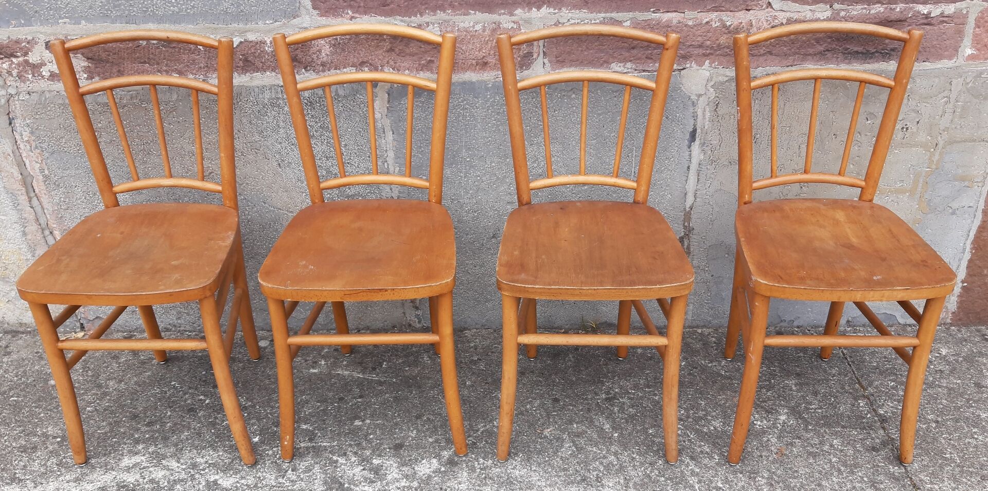 Chaises bistrot (Lot de 4 chaises)