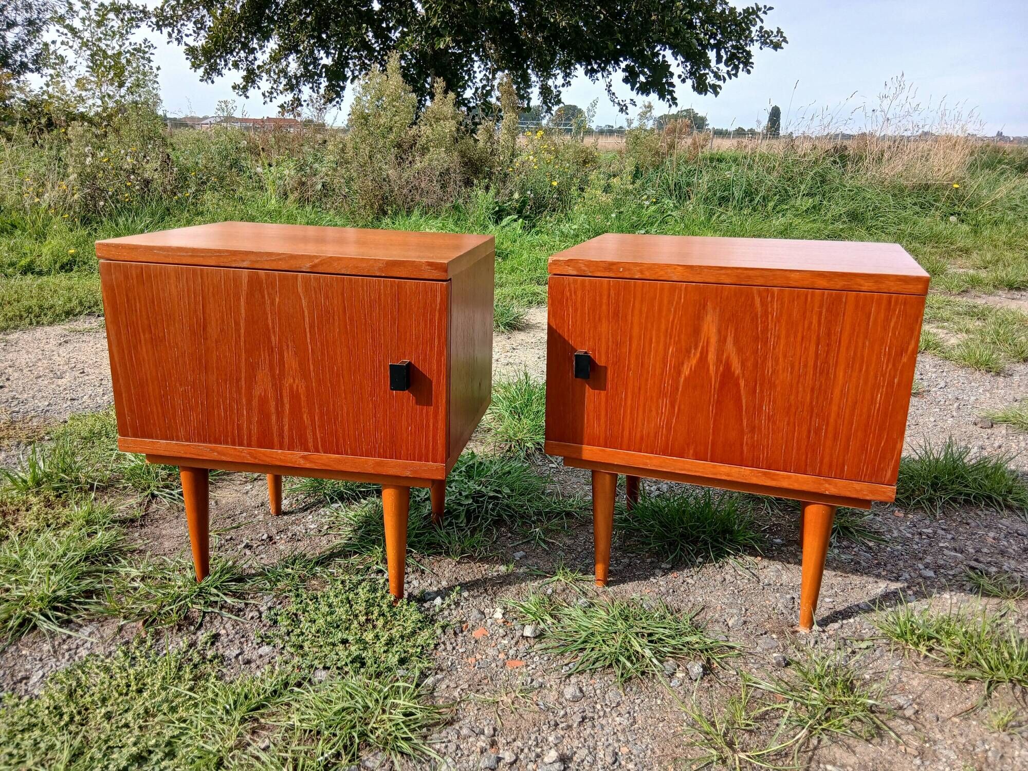 Vintage bedside tables
