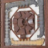 Metal and bronze ironwork entrance door Charles Piguet Lyon 1919