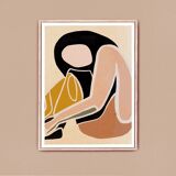 Oeuvre Compassion 30 x 42 cm
