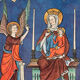 Cadre ancien recomposé - La Vierge et l’Enfant