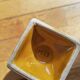 Vase medicis jaune moutarde