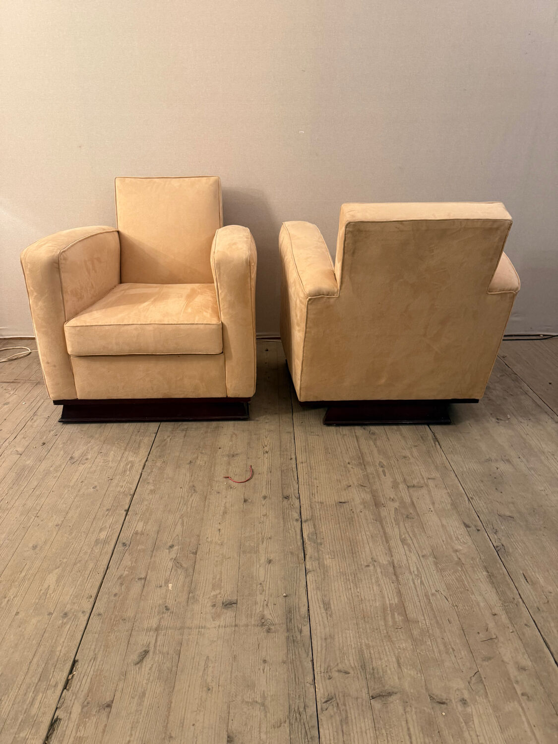 Pair of Art Deco armchairs