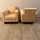 Pair of Art Deco armchairs