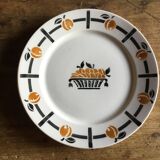 3 Badonviller dessert plates