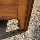 Louis XV style cherry wood cabinet late 19th century