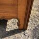 Louis XV style cherry wood cabinet late 19th century