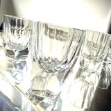 Set of 7 crystal liqueur/shooter glasses