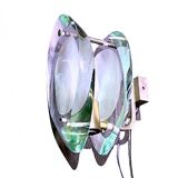 Applique murale en verre de Murano, par Max Ingrand, pour Fontana Arte modèle 2093, Italie, 1961