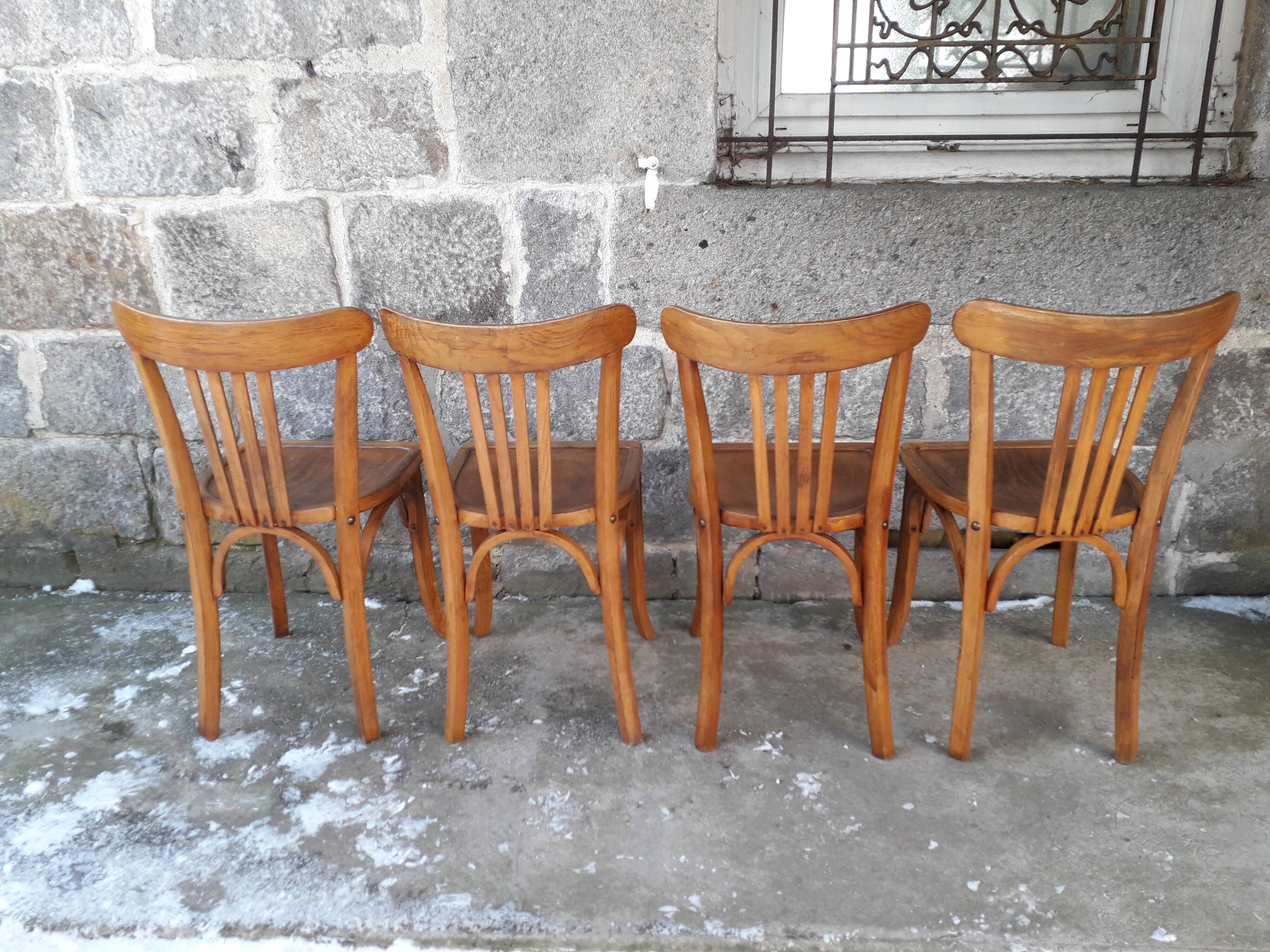 Set of four Luterma bistro chairs