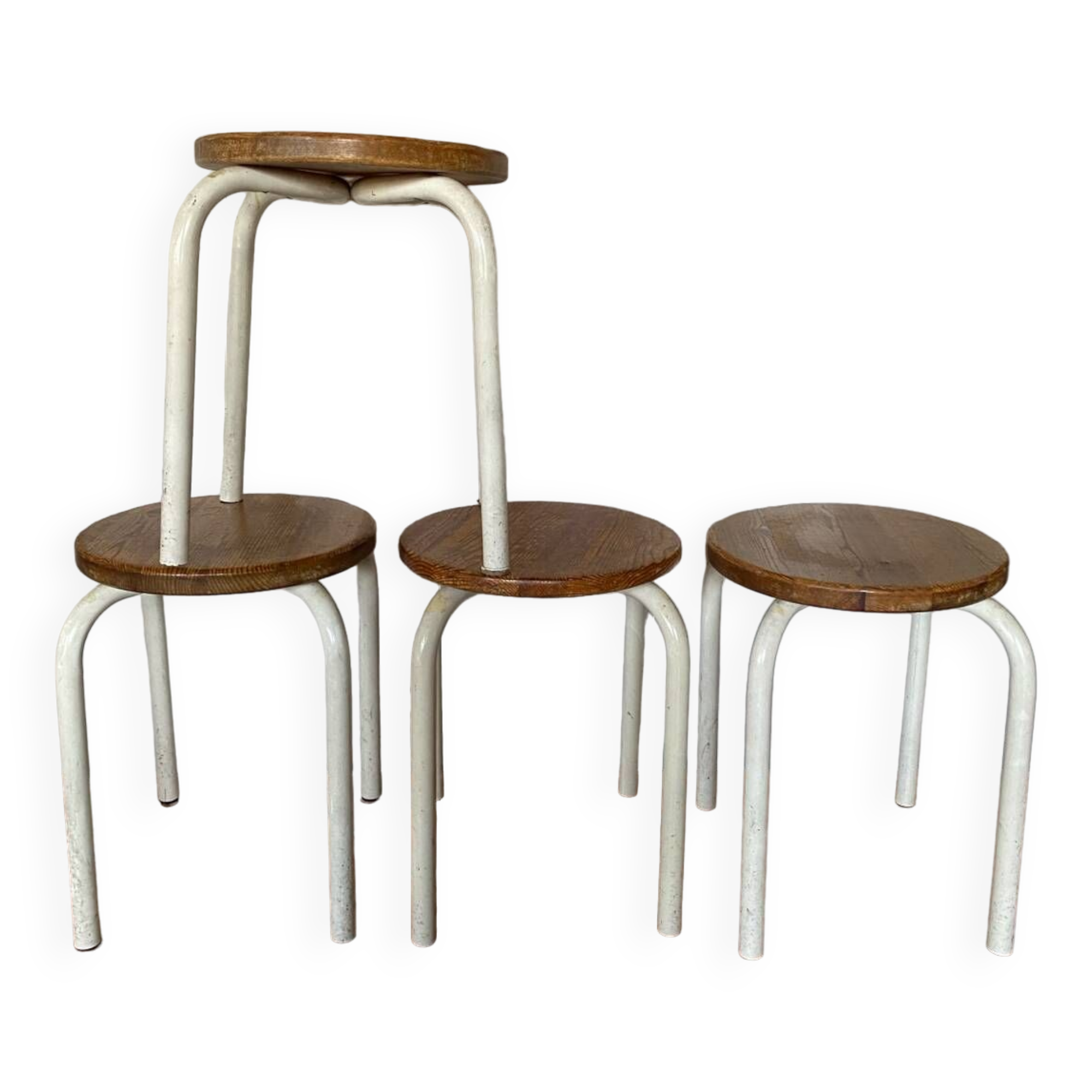 4 vintage stools