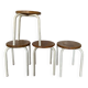 4 vintage stools