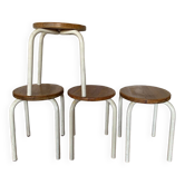 4 tabourets vintage