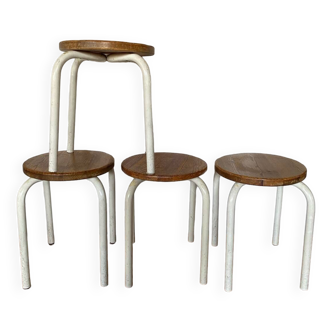 4 vintage stools
