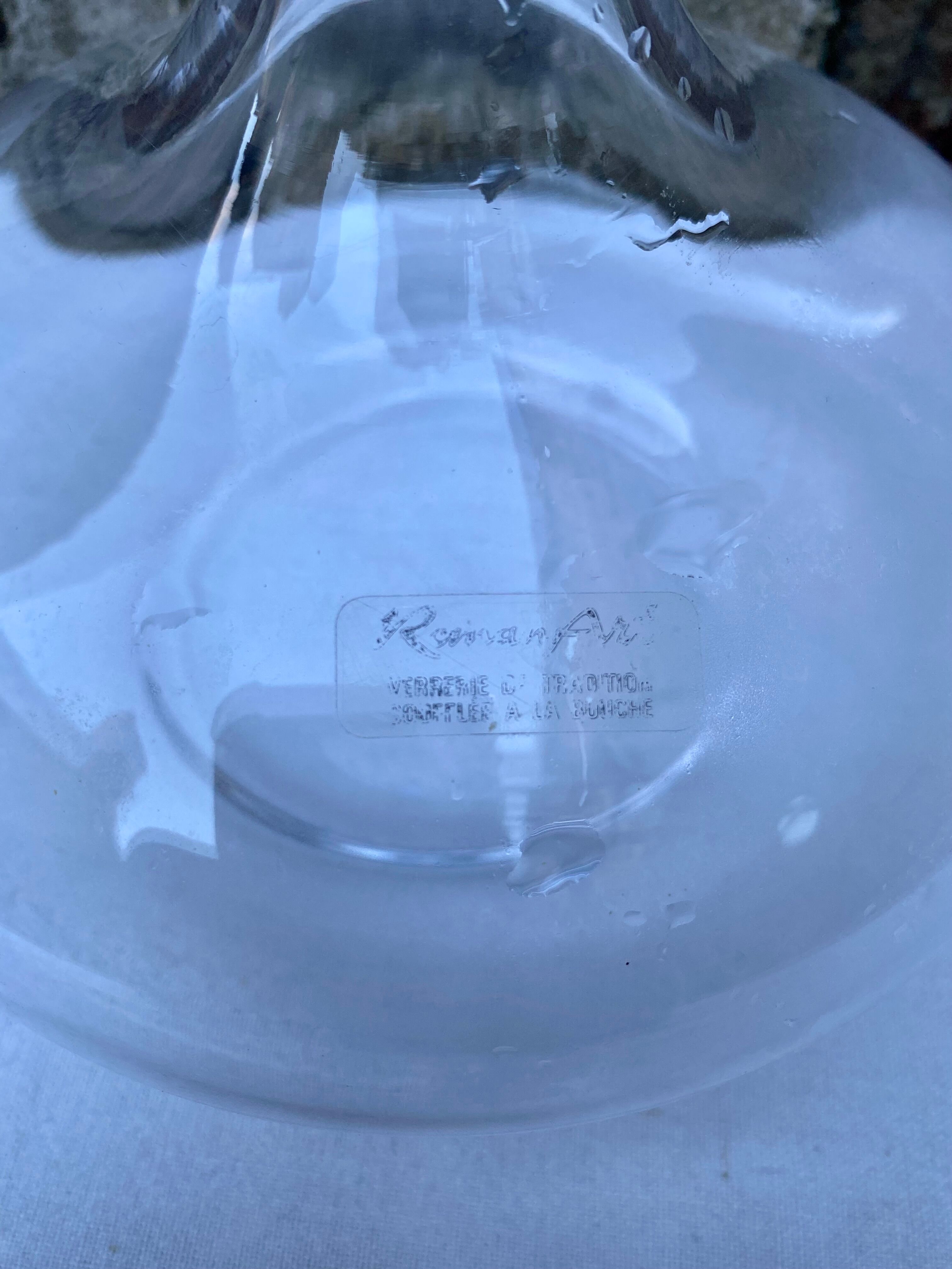 Carafe à décanter verrerie de tradition soufflée à la bouche