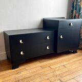 Asymmetrical entrance furniture