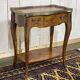 1970s Louis XV style side table in rosewood and beech.