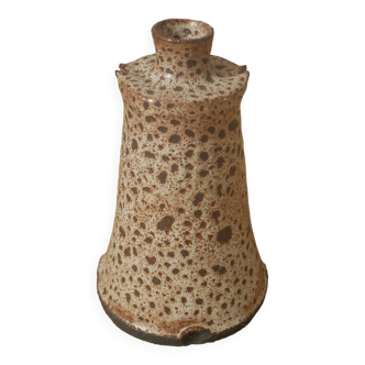 Soliflore vase ceramic pyrite sandstone minimalist design handmade Scandinavian pottery