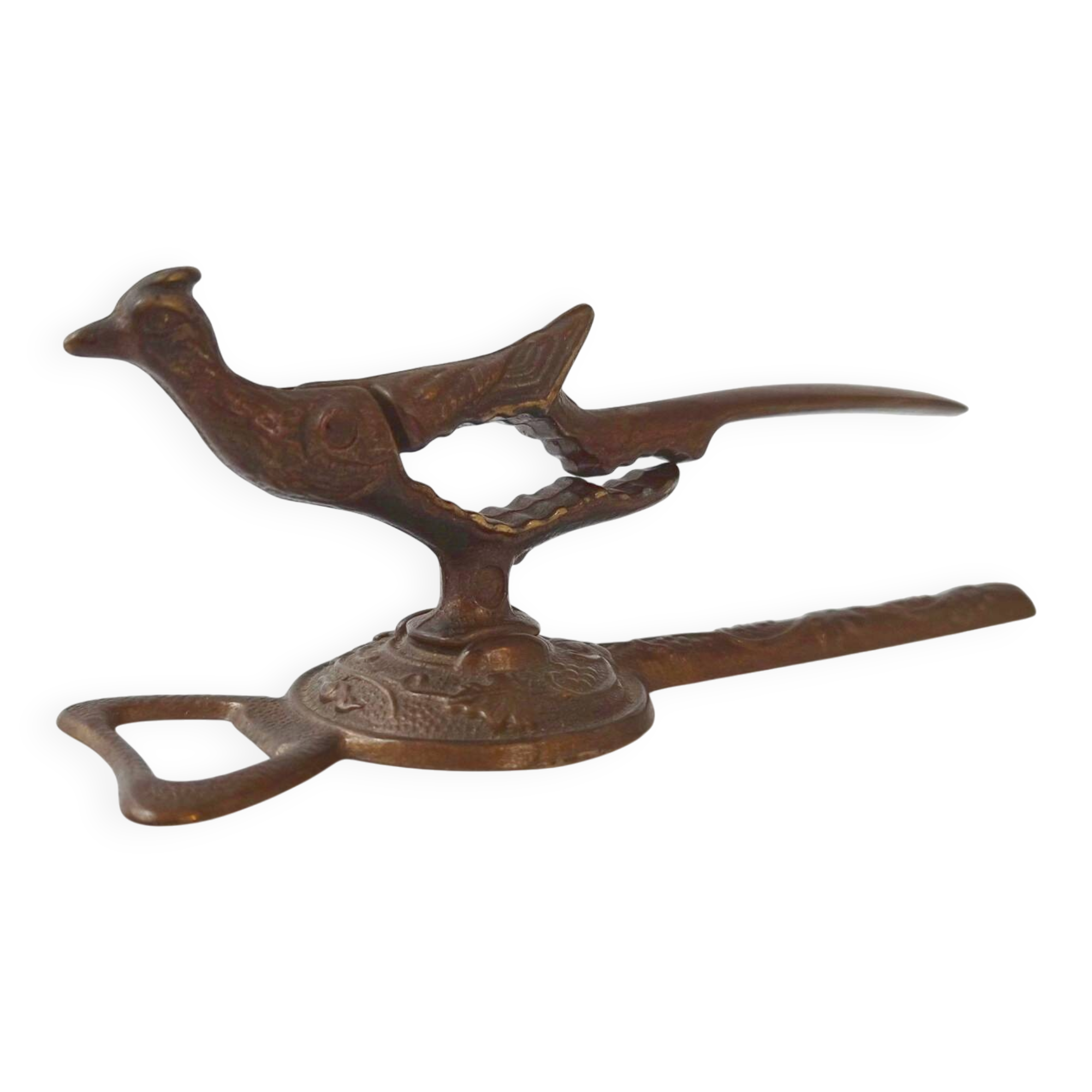 VINTAGE 1950 NUTCRACKER IN BRASS BIRD SHAPE 50S 1950S