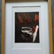 Art deco frame | pierre soulages "november 2, 1957" | black & gold/ochre |