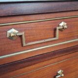 Louis XVI chest of drawers, mahogany, late 18th century, early 19th century