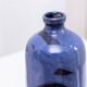 Navy Blue Glazed Ceramic Vase by Wolfgang Thibault Keramik – Mid-Century 1970s Studio Vase