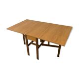 Mid-Century 1960s retro vintage large drop leaf table