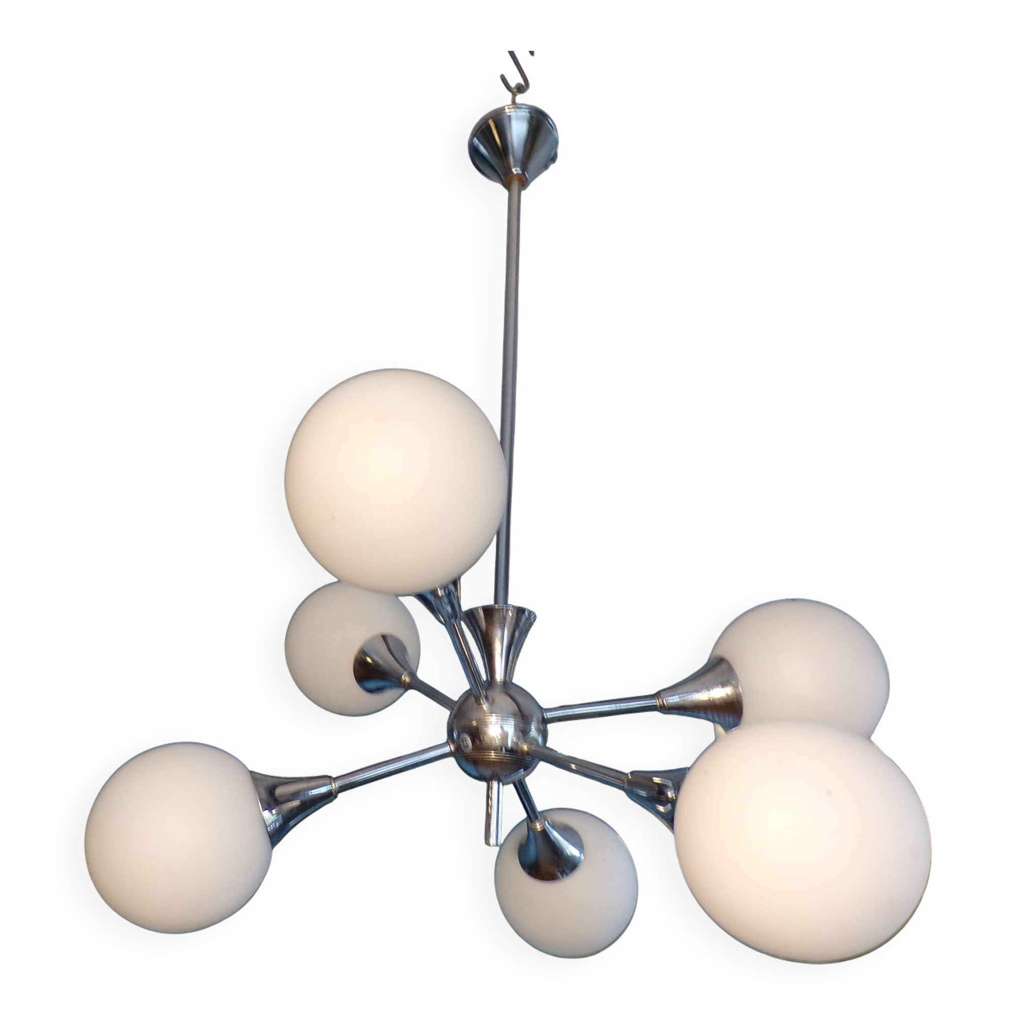 Lustre Sputnik 1970 with 6 lights