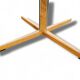 Danish Pedestal Dining Table and 4 Badminton Chairs by Nanna Ditzel for Kolds Savvaerk, 19