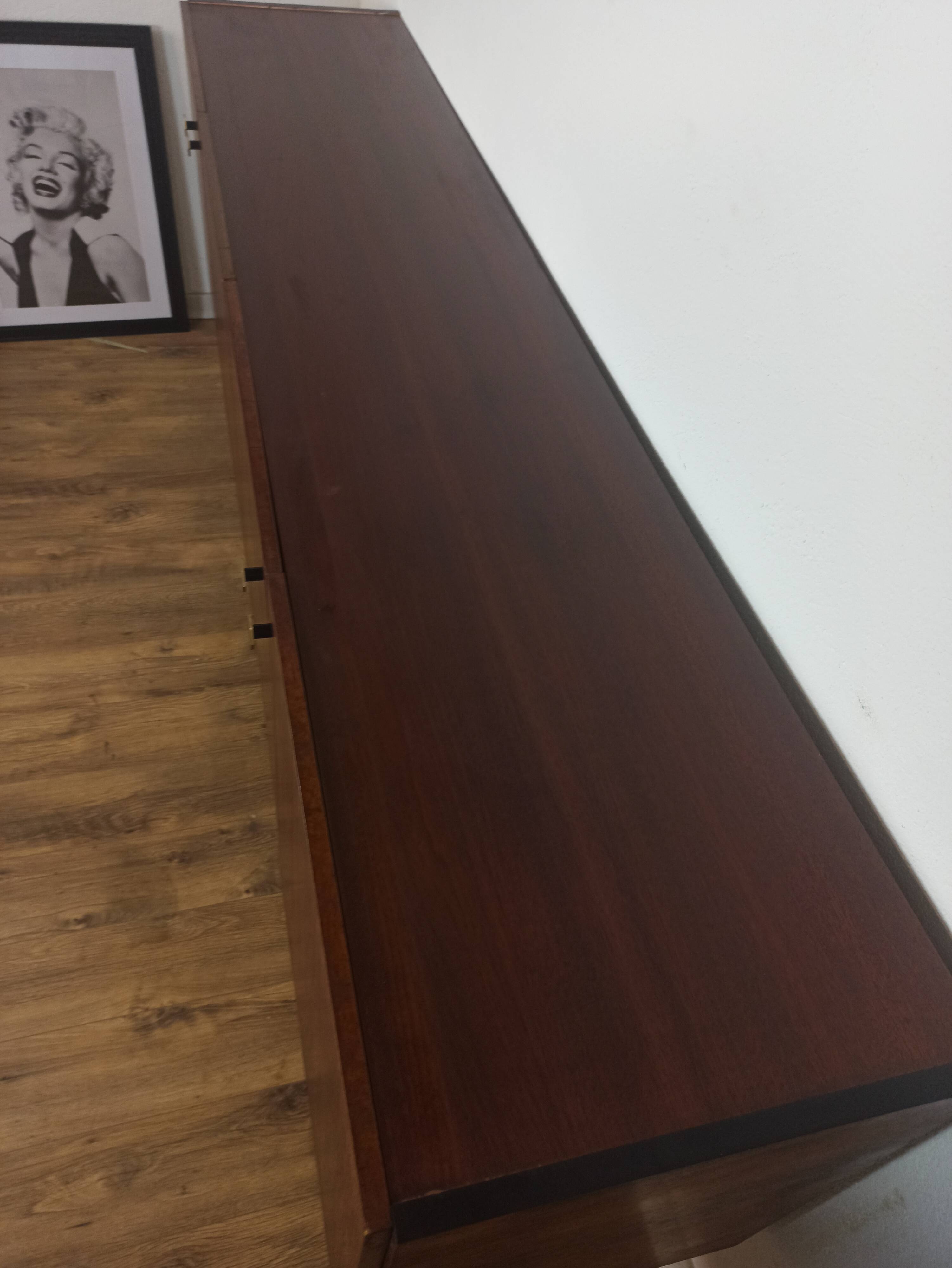 Scandinavian rosewood teak row