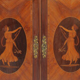 2 doors marquetry buffet