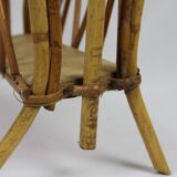 Rattan magazine holder