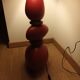 Lamp / luminaire retro 1970s style red