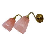 Paire d'appliques col de cygne