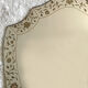 Venetian-style mirror decorated with flowers - 1950s 49x66cm