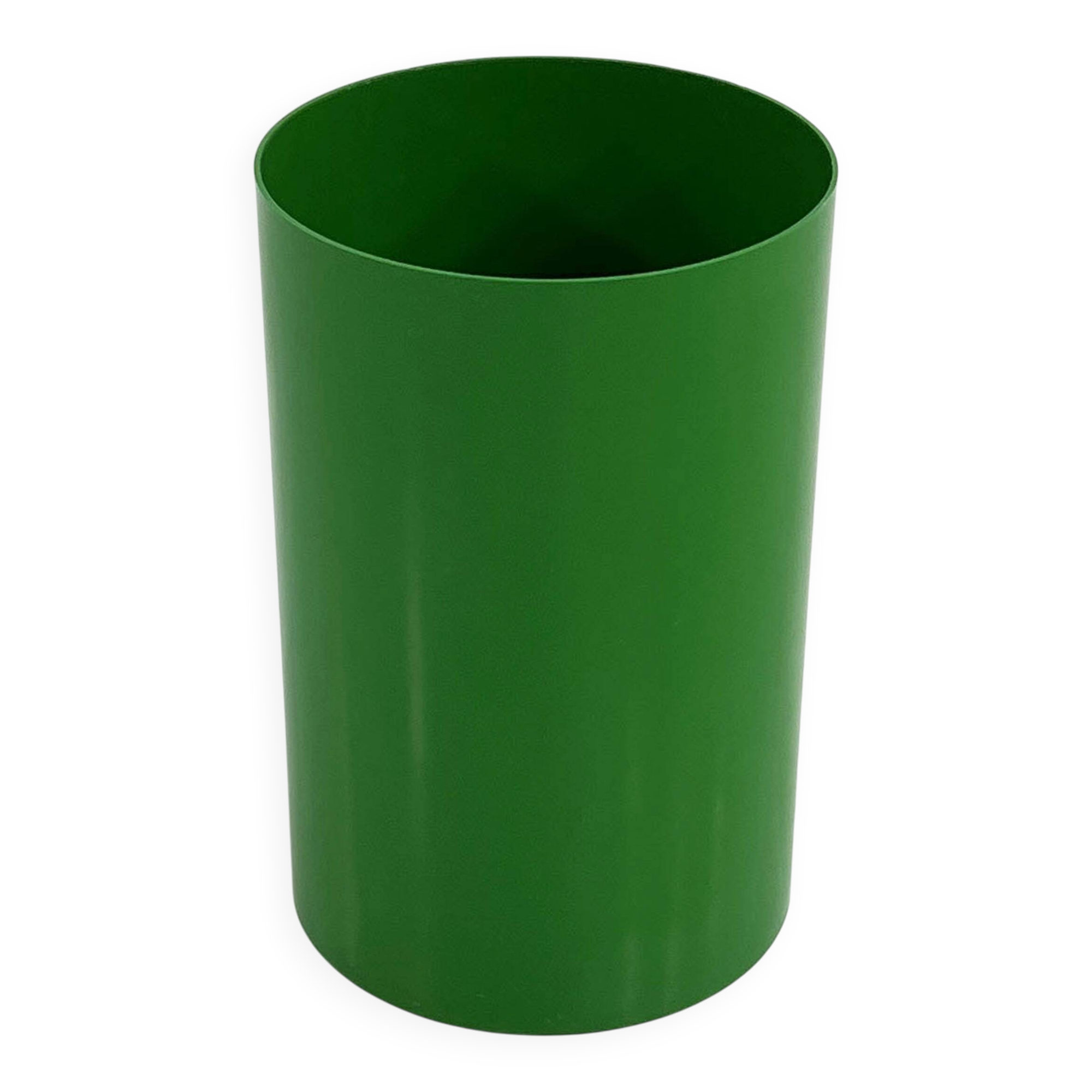 Green Basket or Umbrella Stand by Gino Colombini for Kartell, 1970