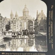 Old photography stereo, stereograph, luxury albumine 1903 Amsterdam