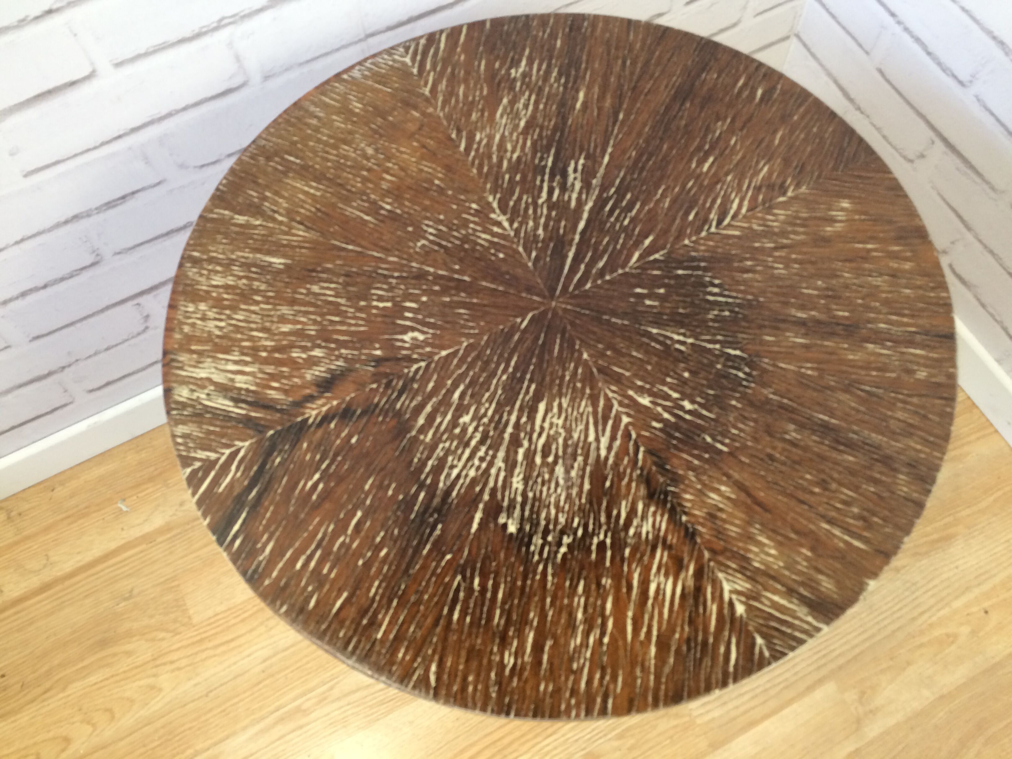 Kintsugi wood and gilded coffee table