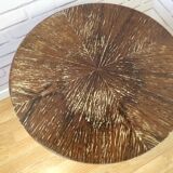 Kintsugi wood and gilded coffee table