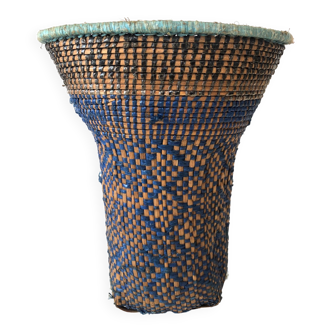 Blue African basket