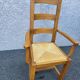 Country-style chair in solid oak