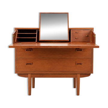 Scandinavian teak dressing table by Borge Mogensen