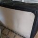 80s black leather Sloop Sloop Line Sofa