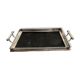 Silver metal tray