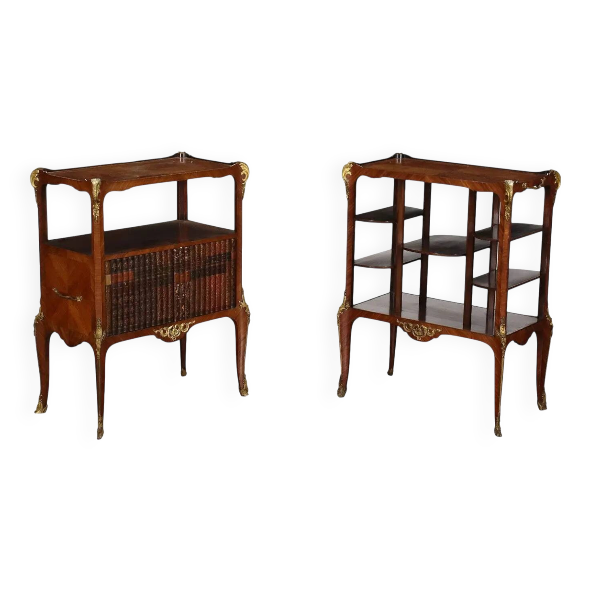 Library and mahogany and bronze shelf Napoleon III - France 19th Century