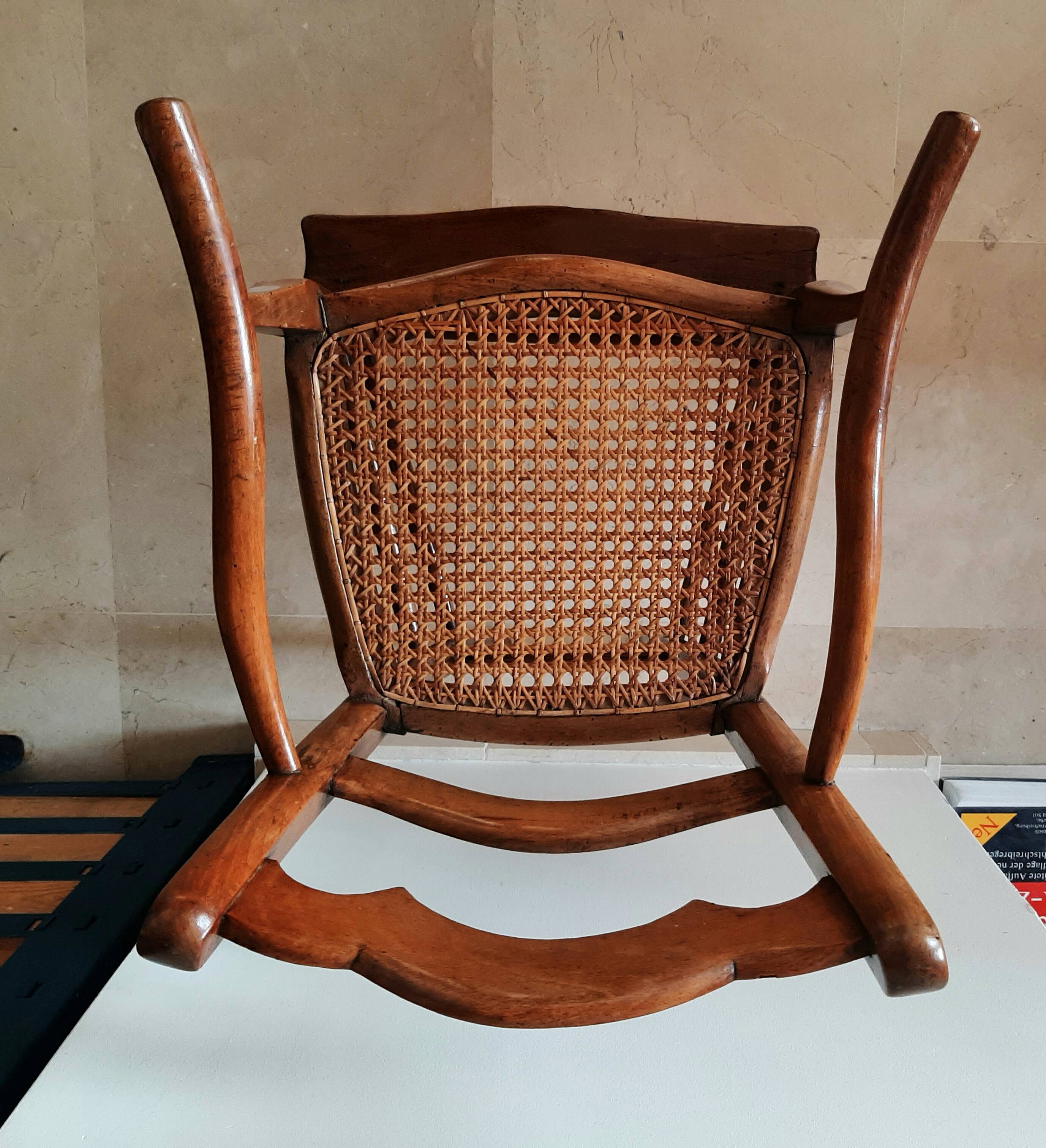 Chaise haute enfant vintage bois