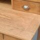 Antique solid oak desk with steps – 5 drawers